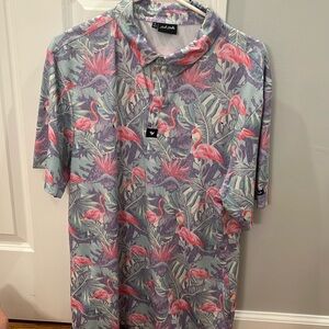 Bad birdie polo.  XL